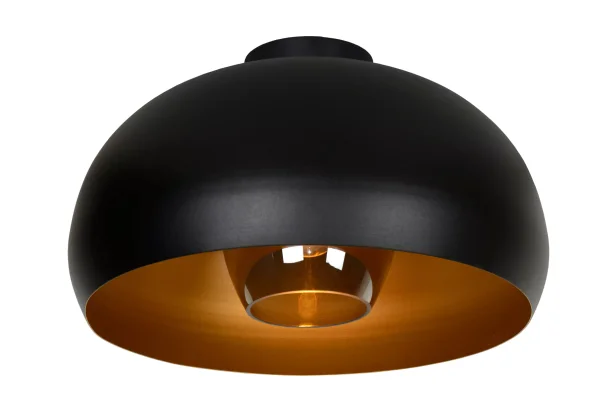 Lucide Sharan - plafonnier - Ø 38 x 22,5 cm - noir
