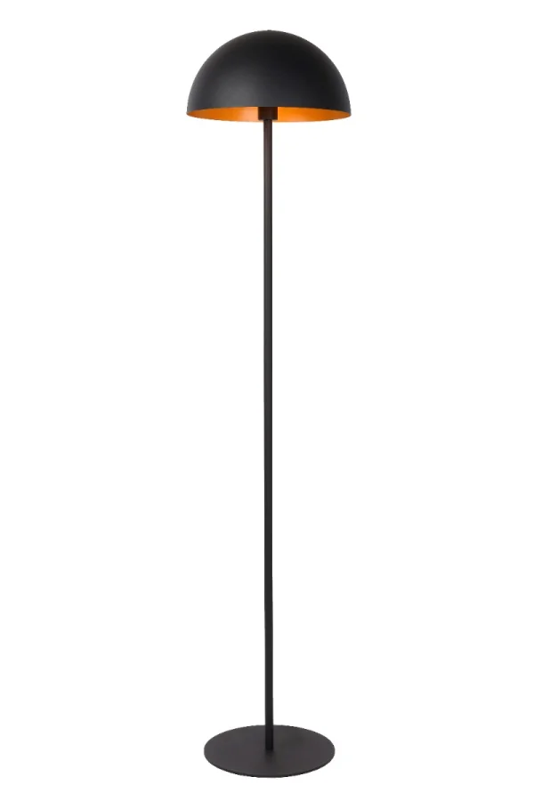 Lucide Siemon - lampadaire - Ø35 x 160 cm - noir