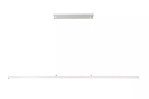 Lucide Sigma - lampe suspendue - 147,7 x 8,2 x 150 cm - 36W LED dimmable inclus - blanc