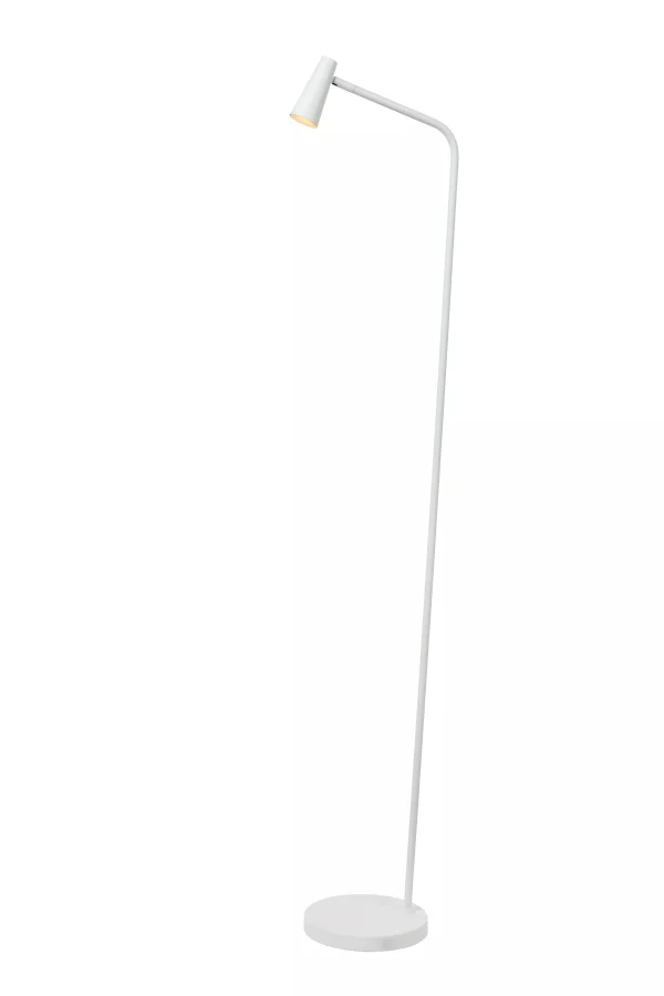 Lucide Stirling - lampadaire rechargeable - 28 x 20 x 137,5 cm - 3 step dimmer - 3W dimmable LED inclus - blanc