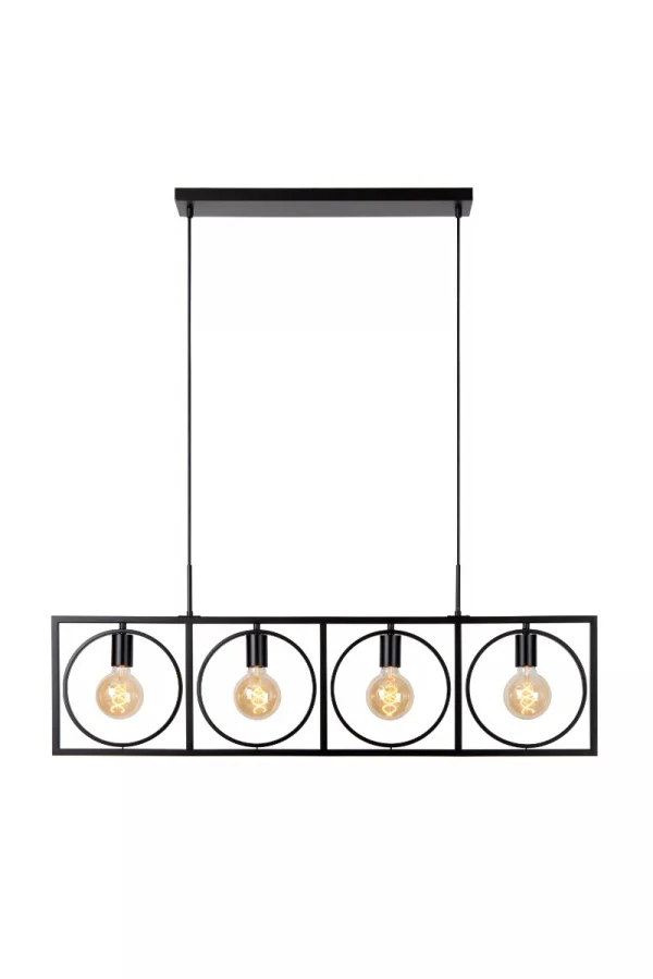 Lucide Suus - lampe suspendue - 107,8 x 23,5 x 160 cm - noir
