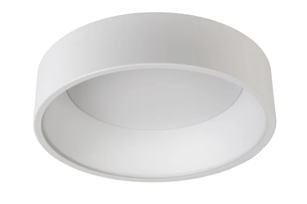 Lucide Talowe Led - plafonnier - Ø 45 x 13 cm - 30W LED dimmable inclus - blanc