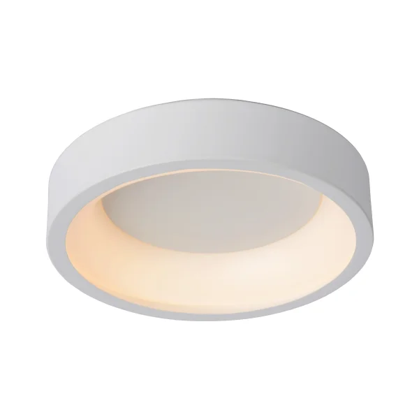Lucide Talowe - plafonnier - Ø 30 x 8 cm - 20W LED dimmable inclus - blanc