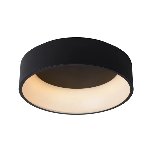 Lucide Talowe - plafonnier - Ø 45 x 13 cm - 30W LED dimmable inclus - noir