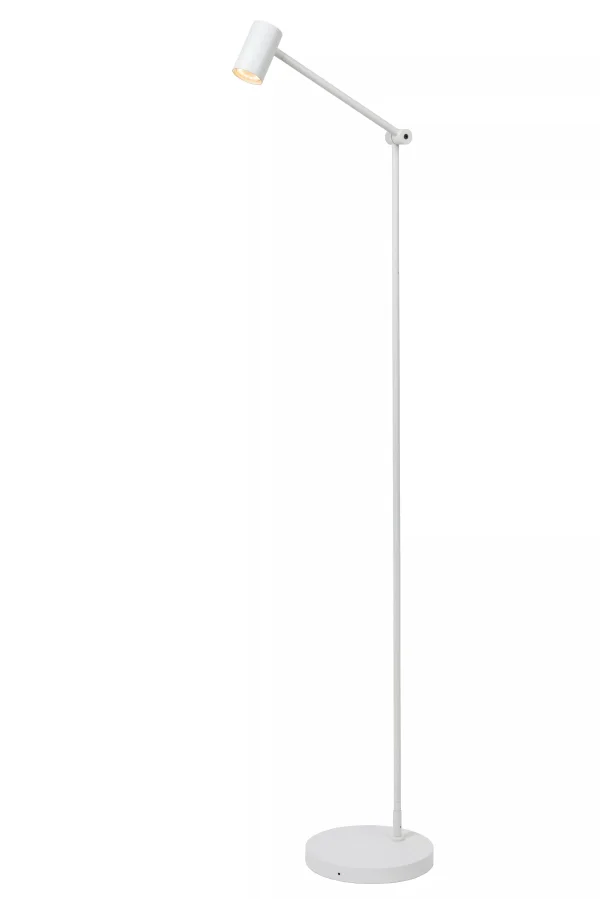 Lucide Tipik - lampadaire rechargeable - 37,3 x 22 x 138 cm - 3 step dimmer - 3W LED inclus - blanc