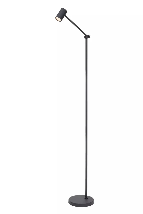 Lucide Tipik - lampadaire rechargeable - 37,3 x 22 x 138 cm - 3 step dimmer - 3W LED inclus - noir
