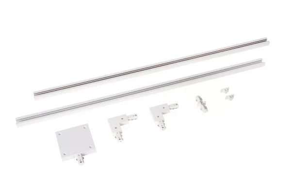 Lucide Track Starter Set - Système de rail monophasé - 2 mètres - 220V - blanc