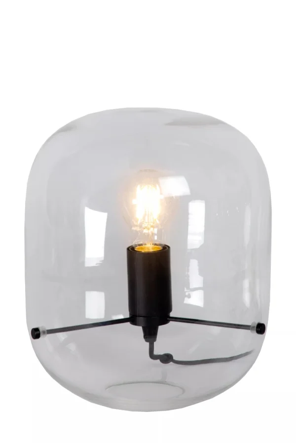 Lucide Vitro - lampe à poser - Ø 24 x 29 cm - transparent