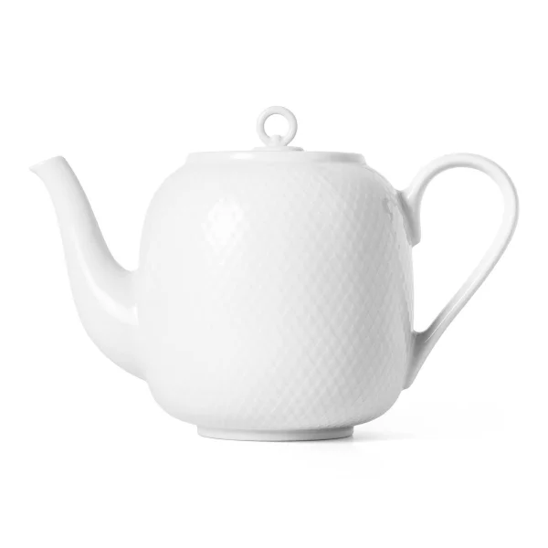 Lyngby Porcelæn Théière Rhombe 1,9 L Blanc