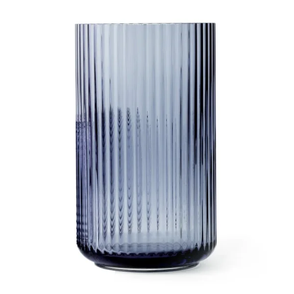 Lyngby Porcelæn Vase en verre Lyngby bleu nuit 38 cm