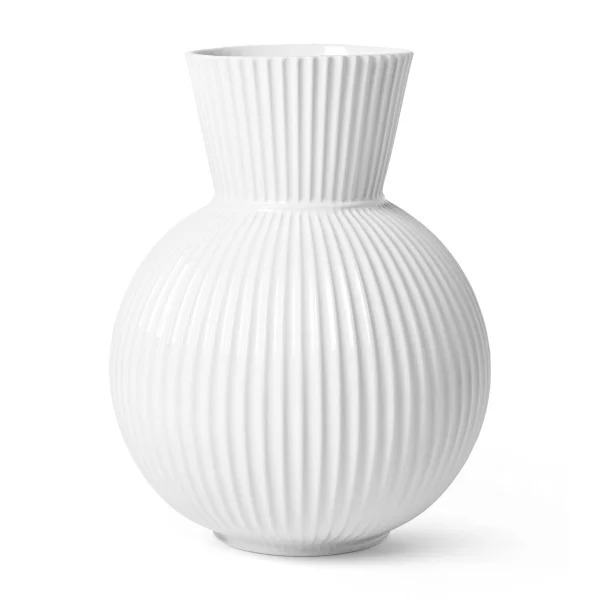 Lyngby Porcelæn Vase Lyngby Tura blanc 34 cm