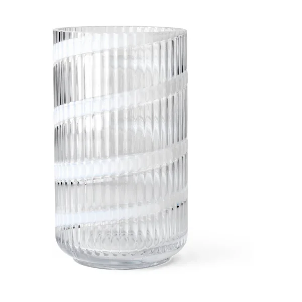 Lyngby Porcelæn Vase Lyngby White swirl, 25 cm
