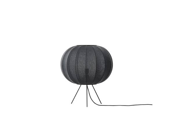 Made By Hand - Knit-Wit 45 Lampadaire Rond Bas Noir