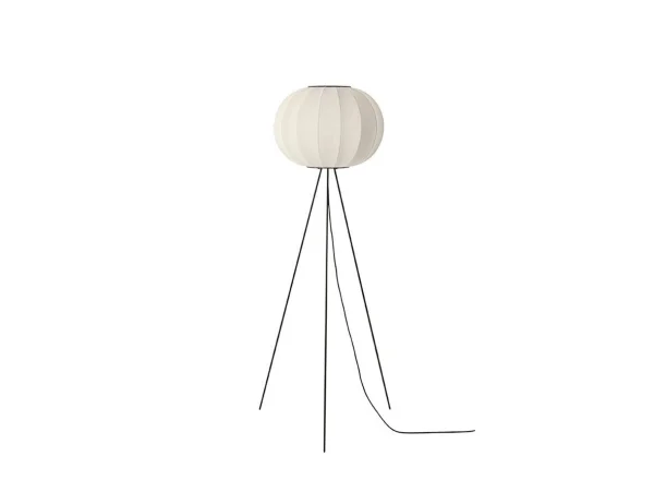 Made By Hand - Knit-Wit 45 Lampadaire Rond Haut Pearl White