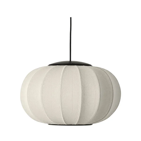 Made By Hand - Knit-Wit 45 Oval LED Suspension Pearl White