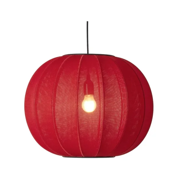 Made By Hand - Knit-Wit 45 Round LED Suspension Maple Red