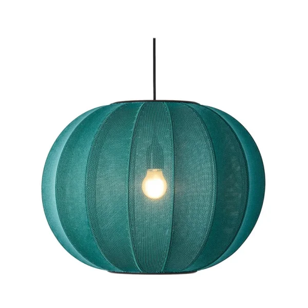 Made By Hand - Knit-Wit 45 Round LED Suspension Seagrass