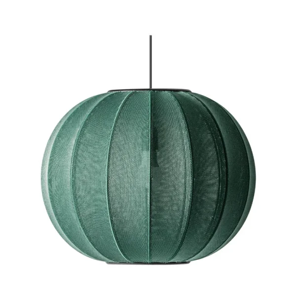 Made By Hand - Knit-Wit 45 Round LED Suspension Tweed Green