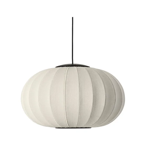 Made By Hand - Knit-Wit 57 Oval LED Suspension Pearl White