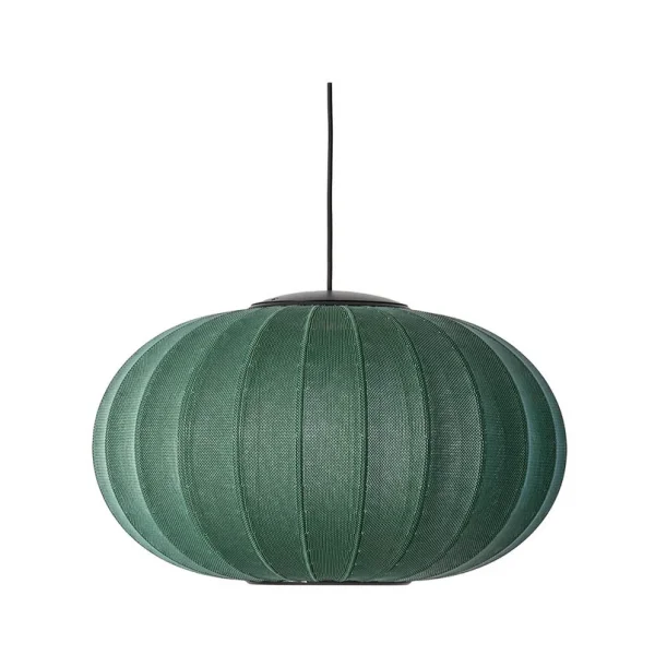 Made By Hand - Knit-Wit 57 Oval LED Suspension Tweed Green