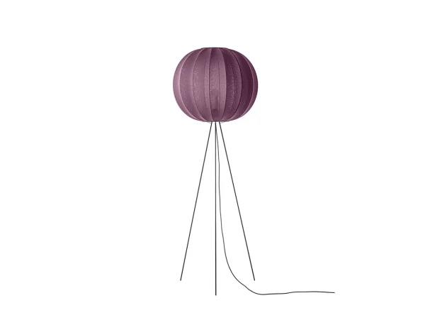 Made By Hand - Knit-Wit 60 Lampadaire Rond Haut Burgundy