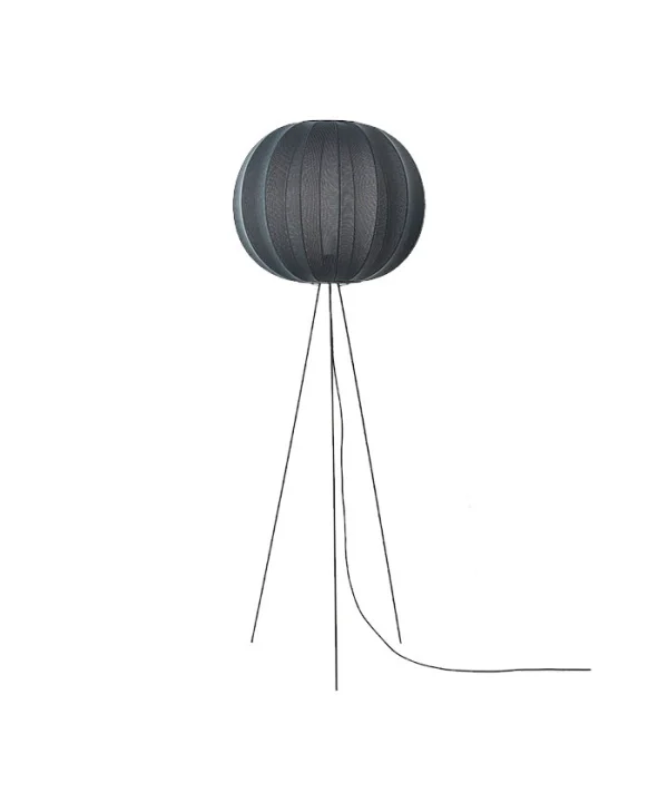 Made By Hand - Knit-Wit 60 Lampadaire Rond Haut Noir