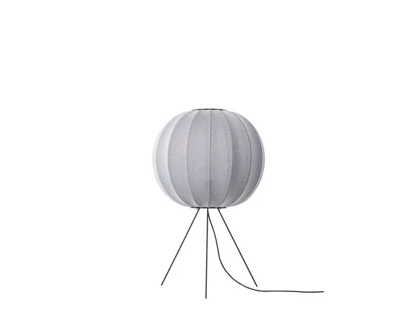 Made By Hand - Knit-Wit 60 Lampadaire Rond Moyen Argent