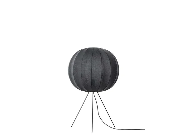 Made By Hand - Knit-Wit 60 Lampadaire Rond Moyen Noir