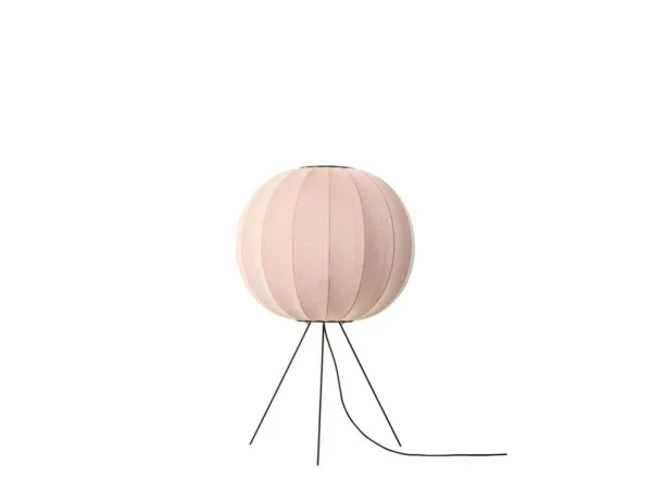 Made By Hand - Knit-Wit 60 Round Lampadaire, beige, 100 cm