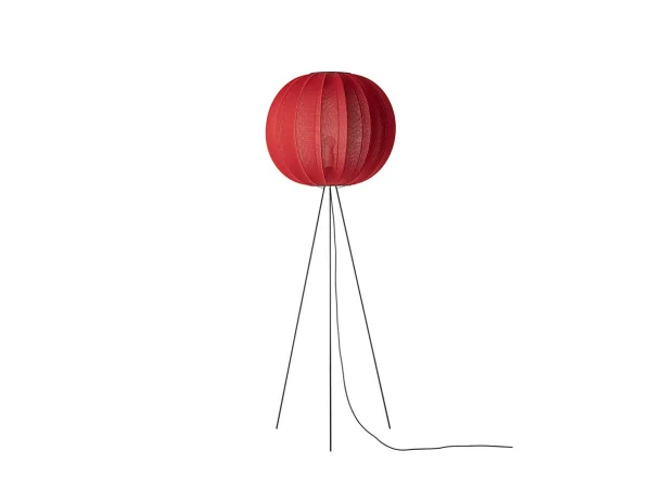 Made By Hand - Knit-Wit 60 Round Lampadaire Haut Maple Red