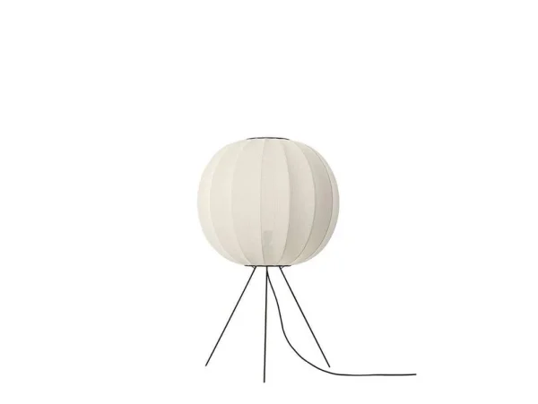 Made By Hand - Knit-Wit 60 Round lampe sur pied, blanc, 100 cm