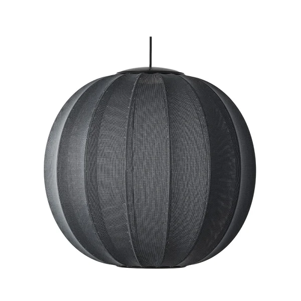 Made By Hand - Knit-Wit 60 Round LED Suspension Black