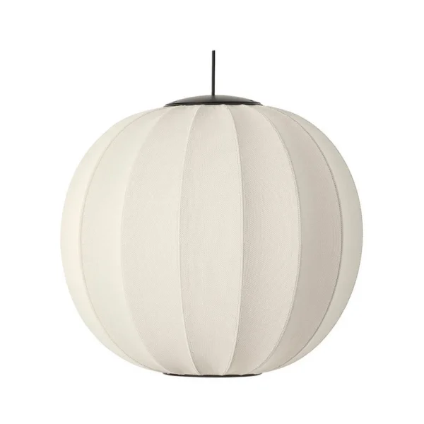 Made By Hand - Knit-Wit 60 Round LED Suspension Pearl White