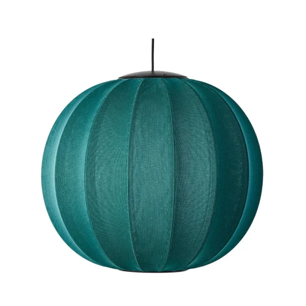 Made By Hand - Knit-Wit 60 Round LED Suspension Seagrass