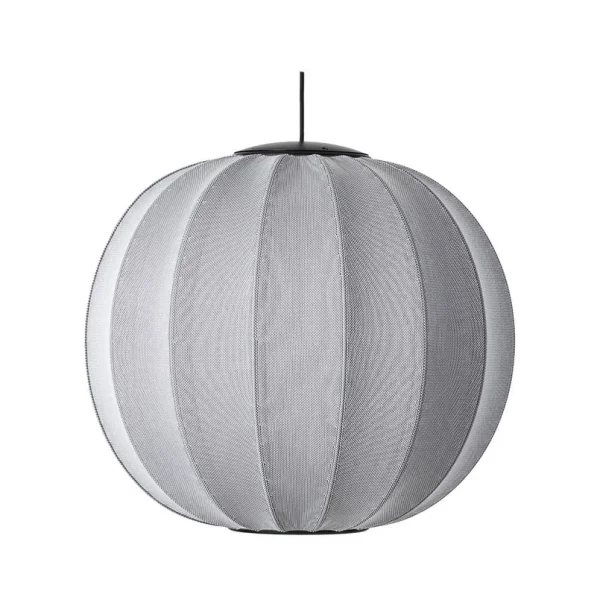 Made By Hand - Knit-Wit 60 Round LED Suspension Silver