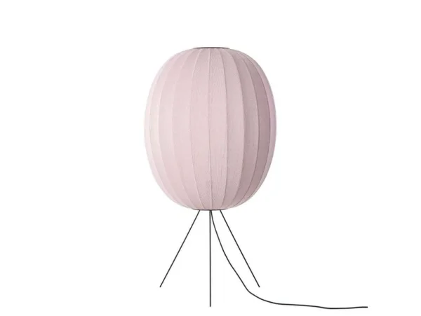 Made By Hand - Knit-Wit 65 High Oval Lampadaire, 130 cm, rose