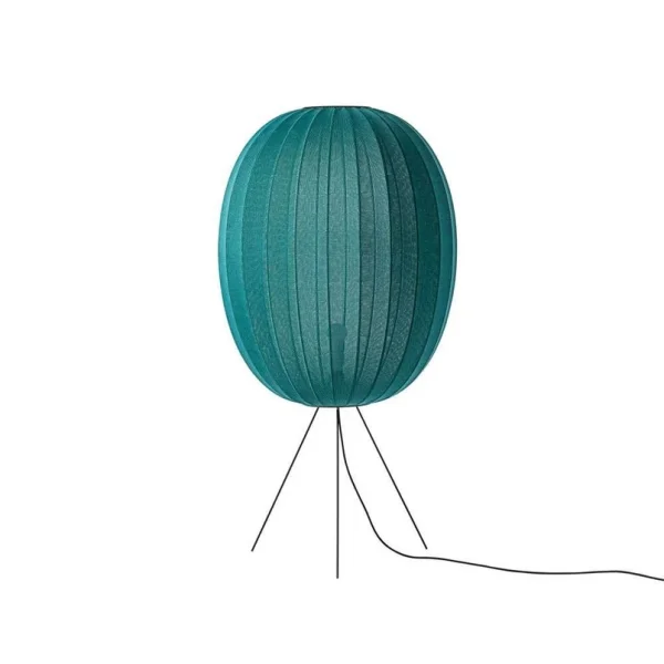 Made By Hand - Knit-Wit 65 High Oval Lampadaire, 130 cm, vert