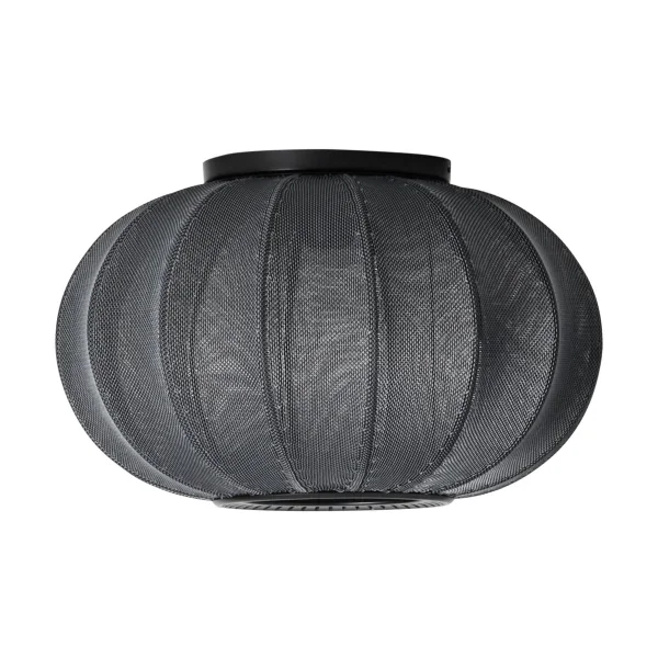 Made By Hand Lampe murale/plafonnier Knit-Wit 45 Oval Black