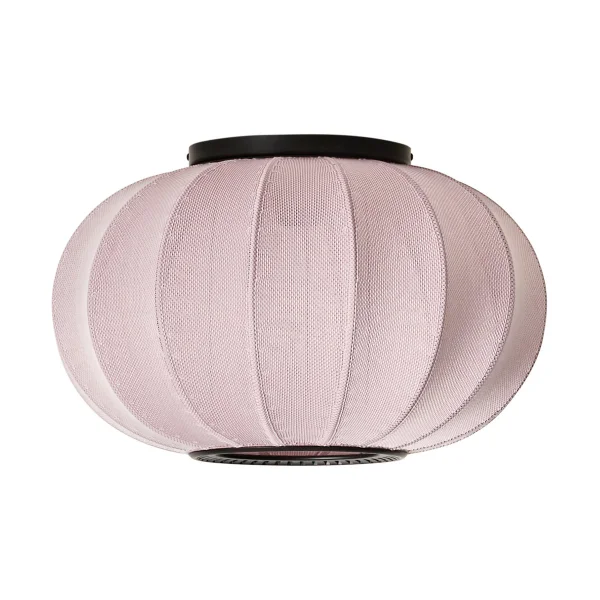 Made By Hand Lampe murale/plafonnier Knit-Wit 45 Oval Light pink