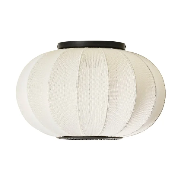 Made By Hand Lampe murale/plafonnier Knit-Wit 45 Oval Pearl white