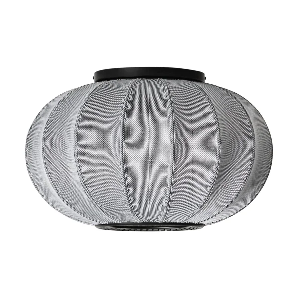 Made By Hand Lampe murale/plafonnier Knit-Wit 45 Oval Silver