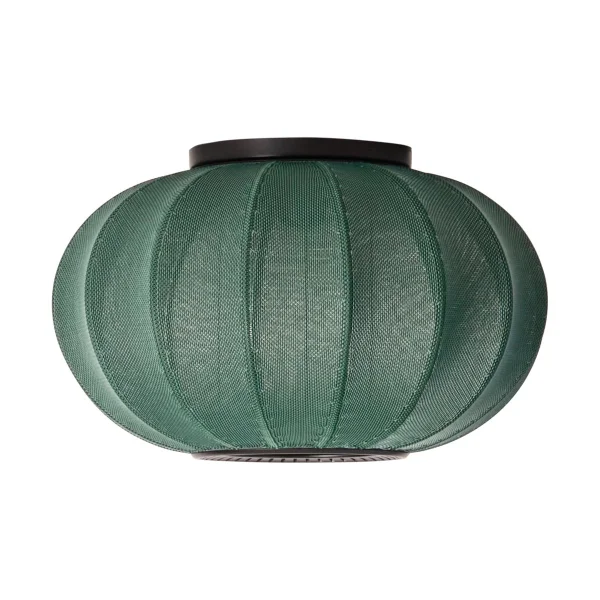 Made By Hand Lampe murale/plafonnier Knit-Wit 45 Oval Tweed green