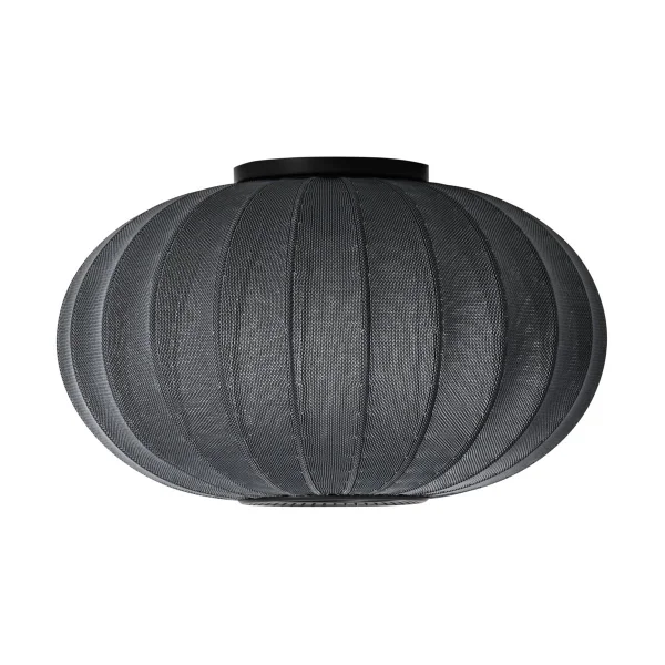 Made By Hand Lampe murale/plafonnier Knit-Wit 57 Oval Black