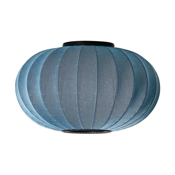 Made By Hand Lampe murale/plafonnier Knit-Wit 57 Oval Blue stone