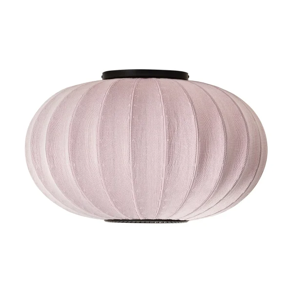 Made By Hand Lampe murale/plafonnier Knit-Wit 57 Oval Light pink