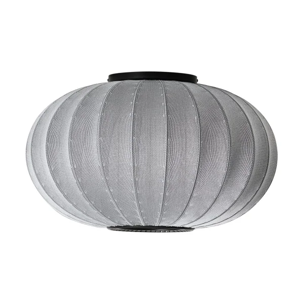 Made By Hand Lampe murale/plafonnier Knit-Wit 57 Oval Silver