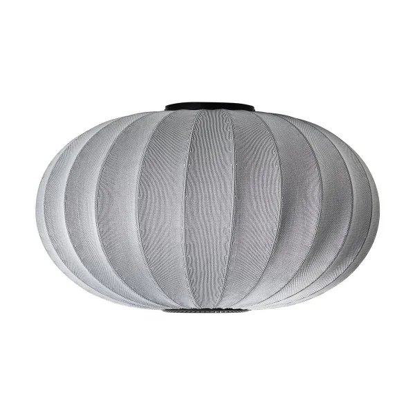 Made By Hand Lampe murale/plafonnier Knit-Wit 76 Oval Silver