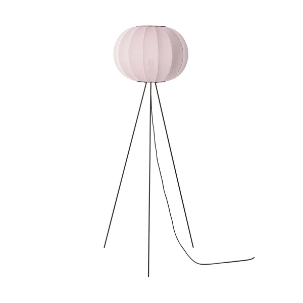 Made By Hand Lampe sur pied Knit-Wit 45 Round High Light pink