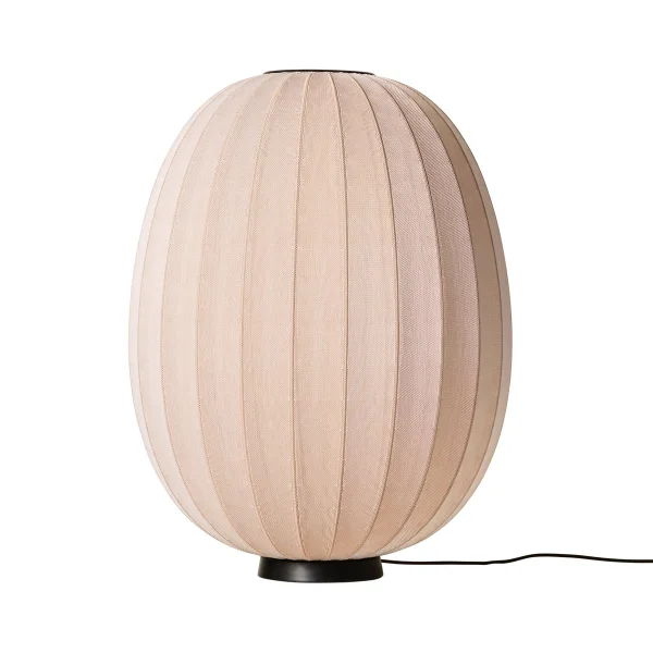 Made By Hand Lampe sure pied Knit-Wit 65 High Oval Level Sand stone