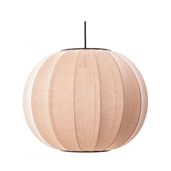 Made By Hand - Suspension LED Knit-Wit 45 ronde beige Ø45cm, fabriquée à la main
